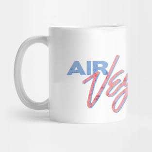 Vintage 80's Air Vegas washed out worn look Mug